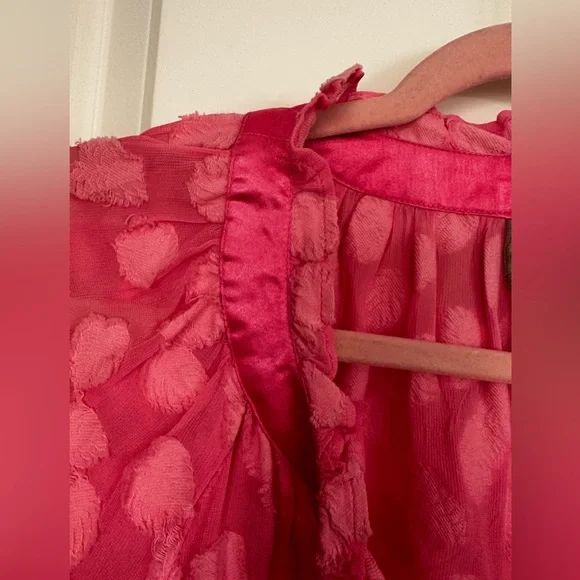 Aratta Pink Blouse with Textured Design - Picture 9 of 16